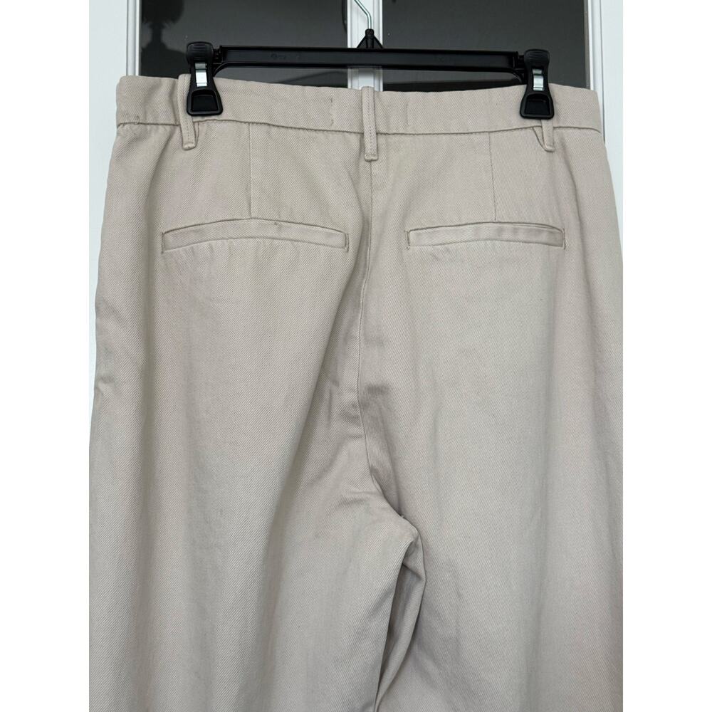 Abercrombie and Fitch | women’s high rise wide leg pleated pants cotton 29/8 S - Picture 5 of 12